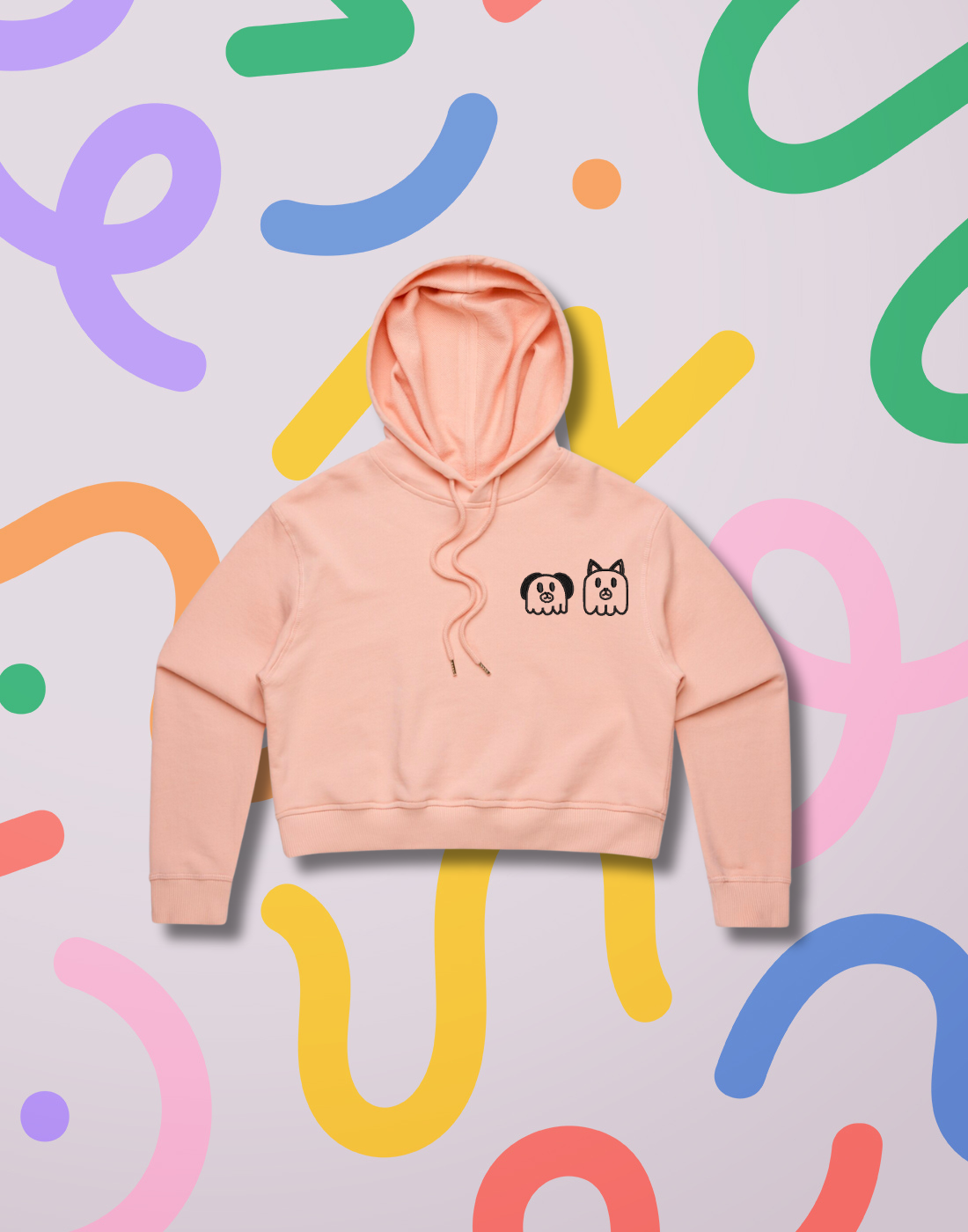 CUSTOM WOMEN'S CROP HOODIE