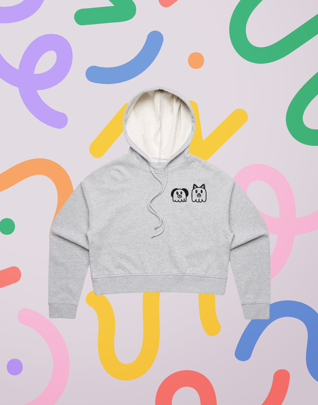 CUSTOM WOMEN'S CROP HOODIE