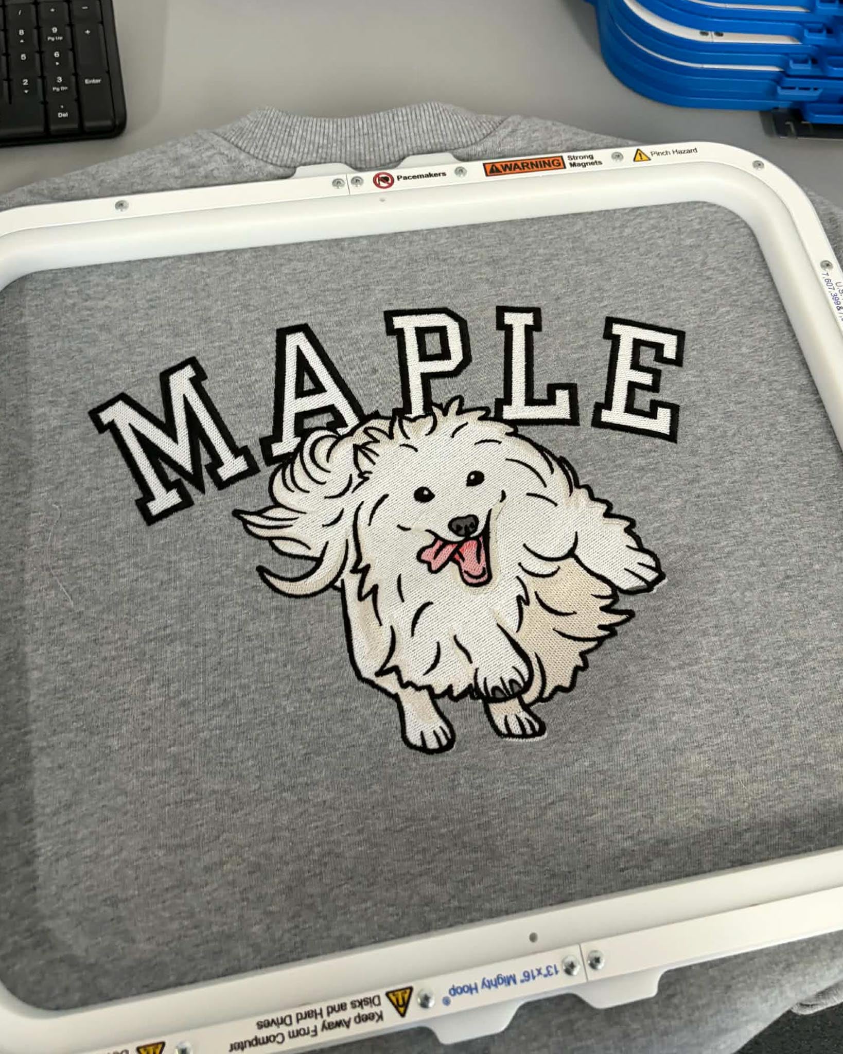 CUSTOM Men's COLLEGE STYLE Pet Crewneck