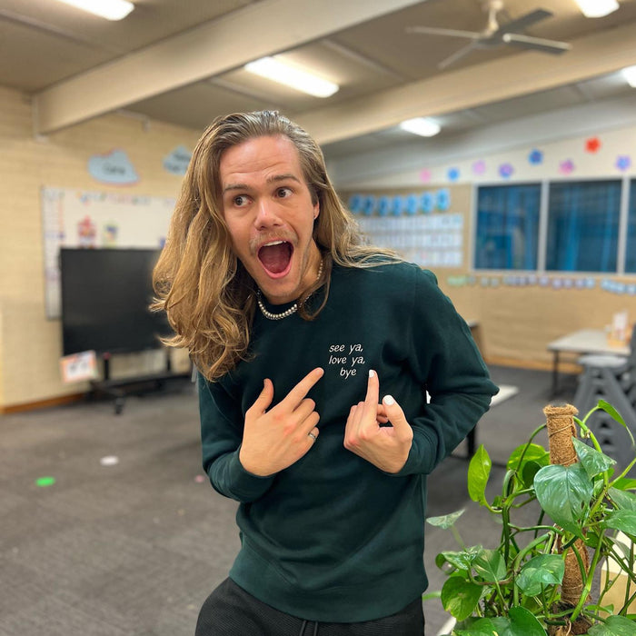 MR LUKE | See ya, Love ya, Bye! | Crewneck