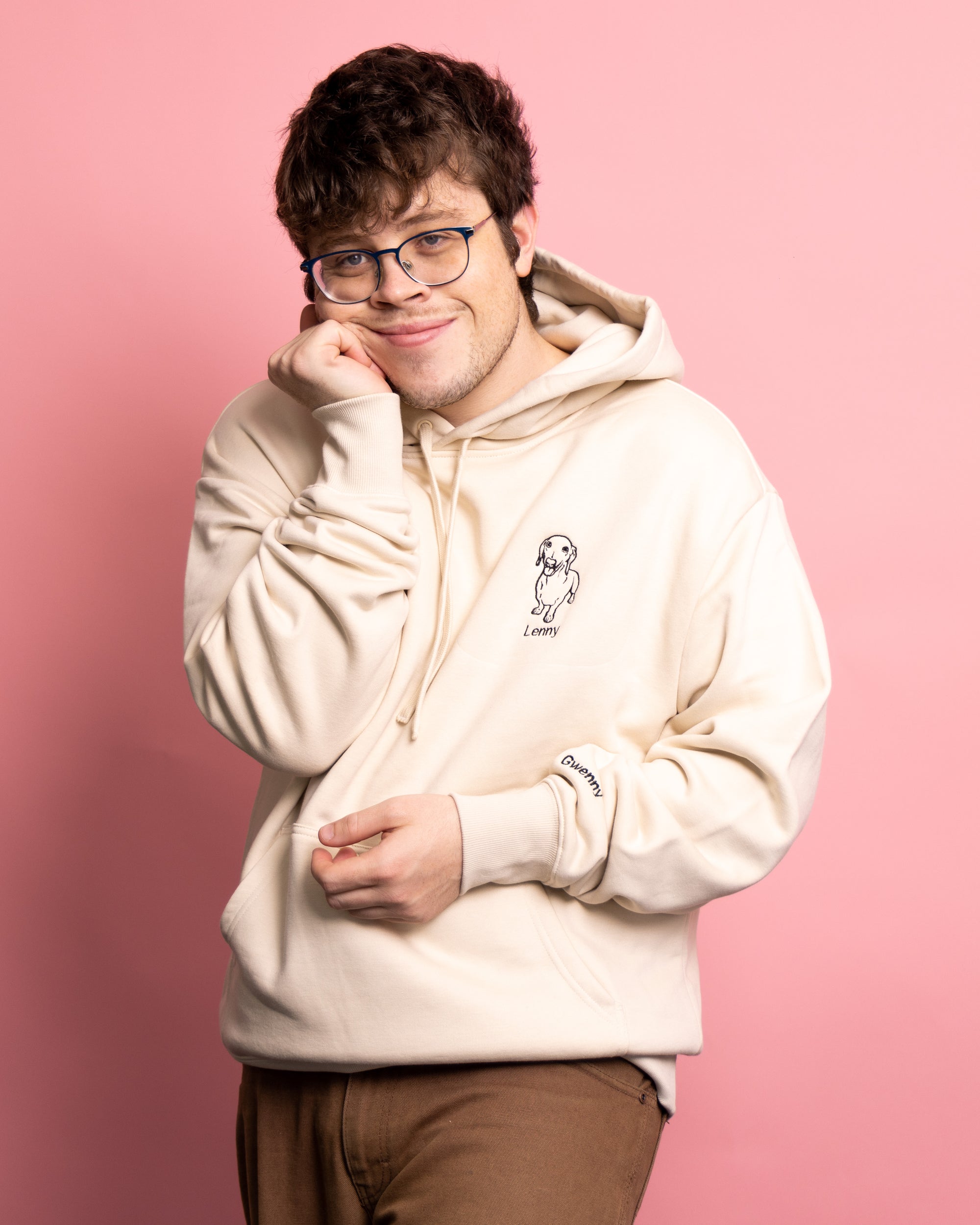 CUSTOM Men's Heavyweight Pet Hoodie