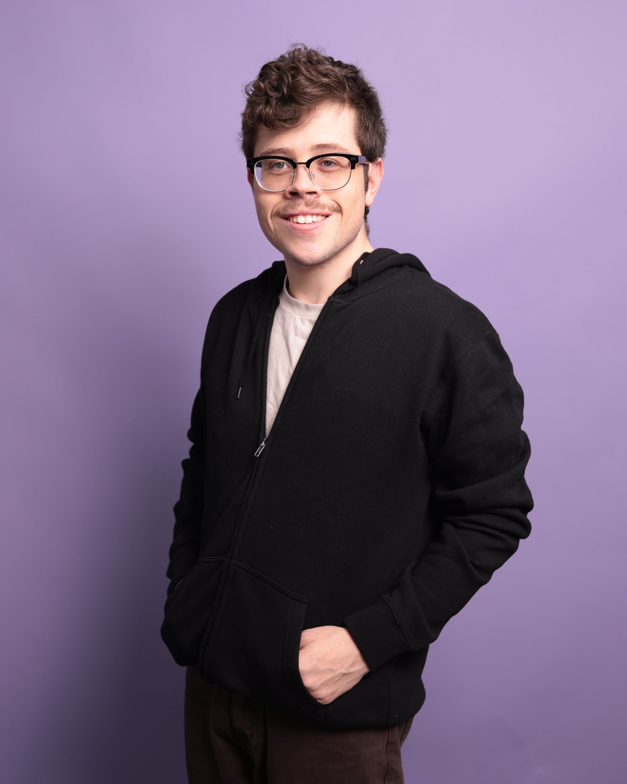 CUSTOM Zip Hoodie - Black